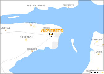 map of Yur\