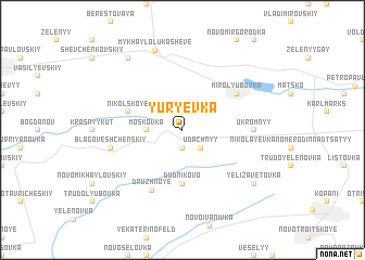 map of Yurʼyevka