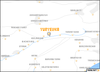 map of Yur\