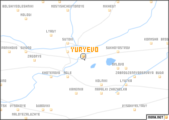 map of Yurʼyevo