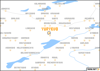 map of Yur\