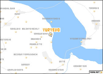 map of Yur\