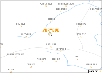 map of Yur\