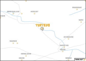 map of Yur\