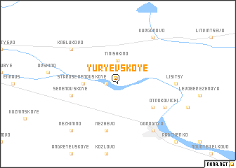 map of Yur\