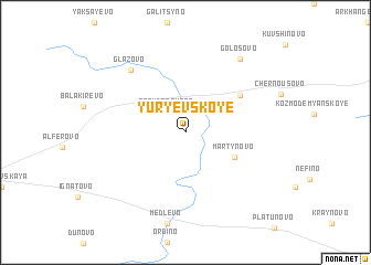 map of Yur\