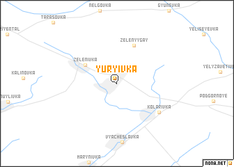 map of Yur”yivka