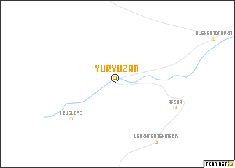 map of Yuryuzan\