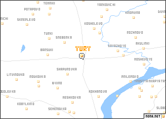 map of Yury