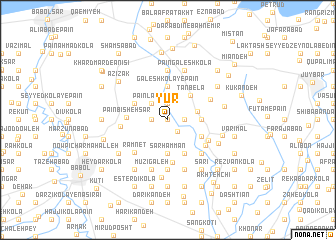 map of Yūr