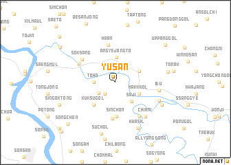 map of Yusan