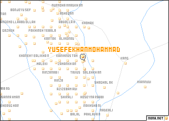 map of Yūsef-e Khān Moḩammad