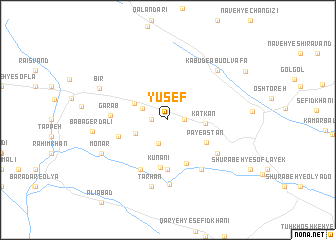 map of Yūsef