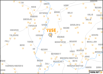 map of Yuse