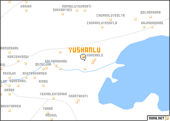 map of Yūshānlū