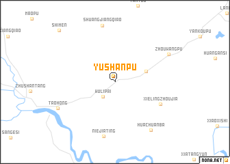 map of Yushanpu