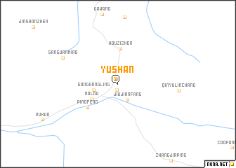 map of Yushan