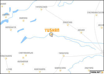 map of Yushan