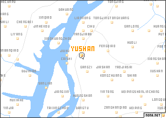 map of Yushan
