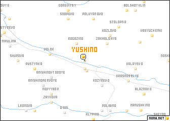 map of Yushino