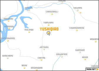 map of Yushiqiao