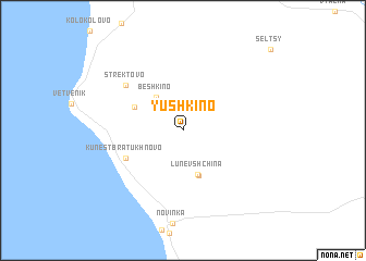 map of Yushkino