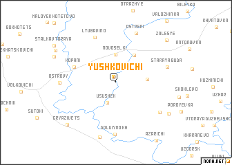 map of Yushkovichi