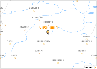 map of Yushkovo