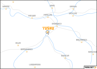 map of Yushu