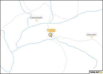 map of Yusi