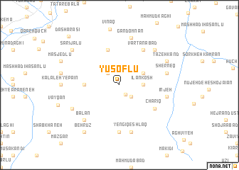 map of Yūsoflū