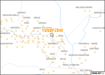 map of Yūsof Zehī