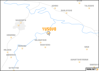 map of Yusovo