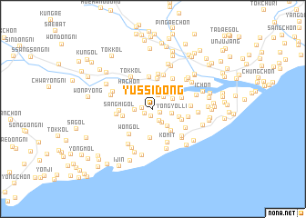 map of Yussi-dong