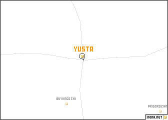 map of Yusta