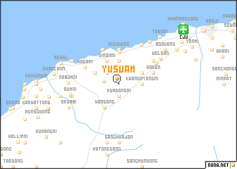 map of Yusuam