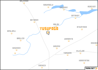 map of Yusufağa