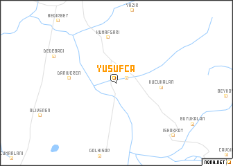 map of Yusufça