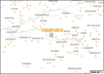 map of Yūsuf Kach