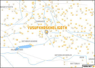 map of Yūsuf Khāskheli Goth