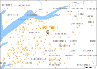 map of Yūsuf Kili