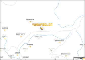 map of Yusufoğlan