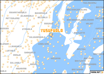 map of Yūsufwāla