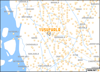 map of Yūsufwāla