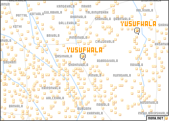 map of Yūsufwāla