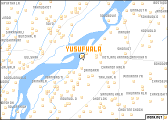 map of Yūsufwāla