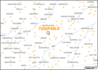 map of Yūsufwāla