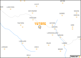 map of Yutang