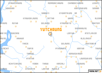 map of Yutchaung