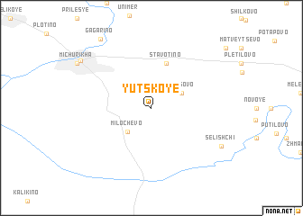 map of Yutskoye